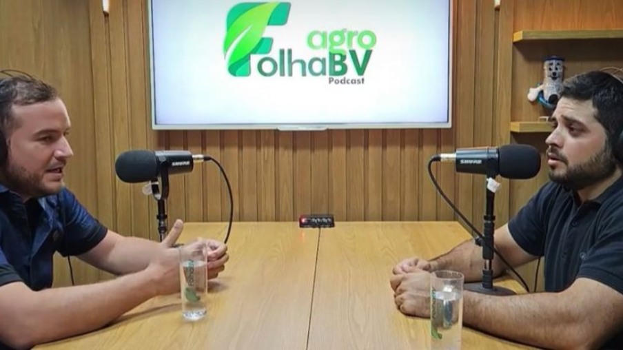 Leonardo Monteiro durante entrevista ao FolhaBV Agro (Foto: Reprodução) 