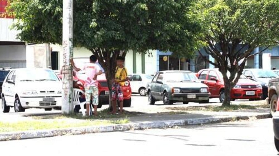 Flanelinhas em atividade pelas ruas de Boa Vista (Foto: Arquivo FolhaBV)
