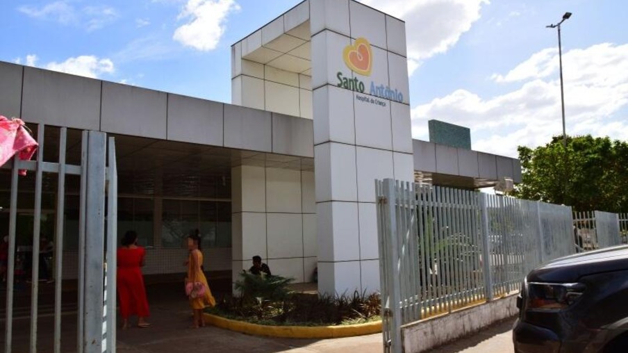 Fachada do Hospital da Criança Santo Antônio, em Boa Vista (Foto: Nilzete Franco/FolhaBV)