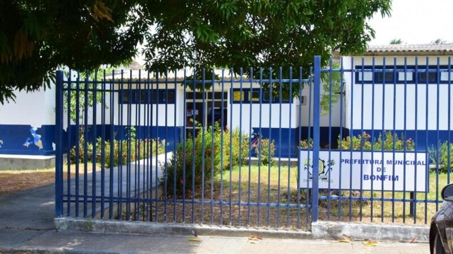Sede da Prefeitura Municipal de Bonfim, no Norte de Roraima (Foto: Nilzete Franco/FolhaBV)