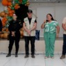 Presidente do Calha Norte e autoridades de Mucajaí em solenidade no município (Foto: Wenderson Cabral/FolhaBV)