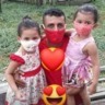 João é casado e tem duas filhas, todas morando na Boca do Acre, interior do Amazonas. (Foto: arquivo pessoal)