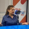 A presidente do Iteraima, Dilma Costa, no programa Agenda da Semana, da Folha FM (Foto: Lucas Luckezie/FolhaBV)