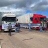 Empresários realizaram protesto em Pacaraima contra restrição da Venezuela a produtos brasileiros