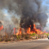 Apesar da redução, Roraima ainda está com previsão de risco de fogo em alto a crítico (Foto: Nilzete Franco/FolhaBV)