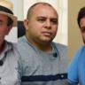 Gaúcho da Soja, Valdenir Magrão e Wagner Nunes, candidatos a prefeito de Alto Alegre (Fotos: Nilzete Franco/FolhaBV)