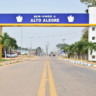 Portal de entrada do Município de Alto Alegre, em Roraima (Foto: Nilzete Franco/FolhaBV)