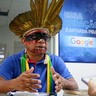 As lideranças indígenas urgência ao reconhecimento da professora ao cargo. (Foto: Wenderson Cabral/FolhaBV)