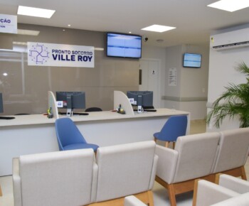 Recepção do Pronto Socorro Ville Roy (Foto: Nilzete Franco/FolhaBV) Novo pronto socorro Ville Roy é inaugurado