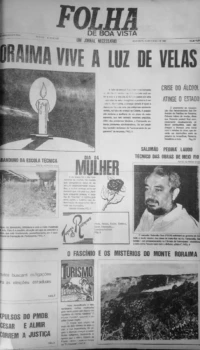 Em 10 de março de 1990, a Folha noticiou a queda de energia no estado